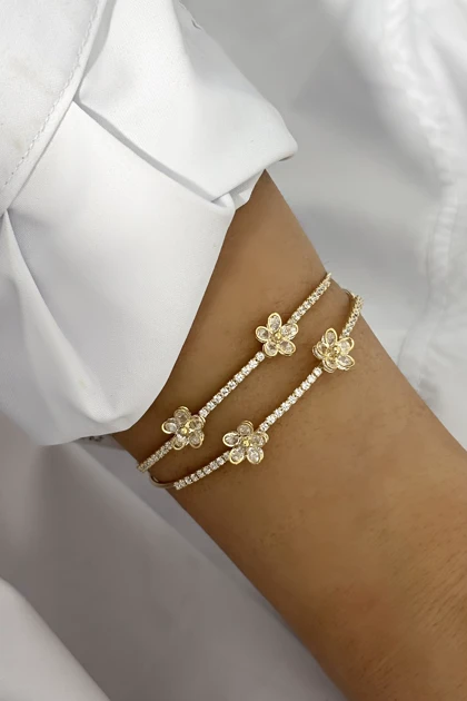 دستبند جواهری سواروسکی دخترانه 826