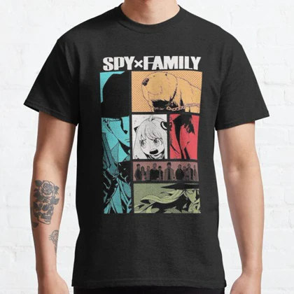 تیشرت جاسوس و خانواده | تیشرت Spy x Family طرح anime spy x family کد 125960