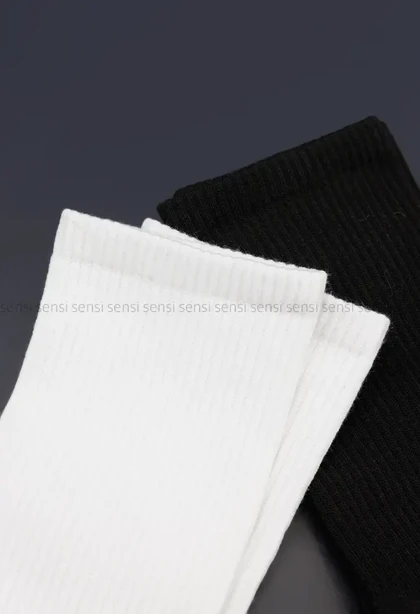 جوراب ساده ساق‌دار کد1004999