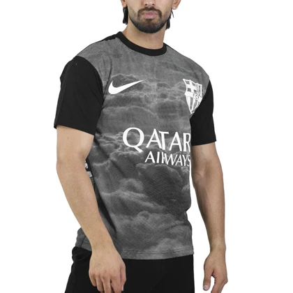 تیشرت فوتبالی بارسلونا مدل Nike-ZRA-4D0673 مشکی