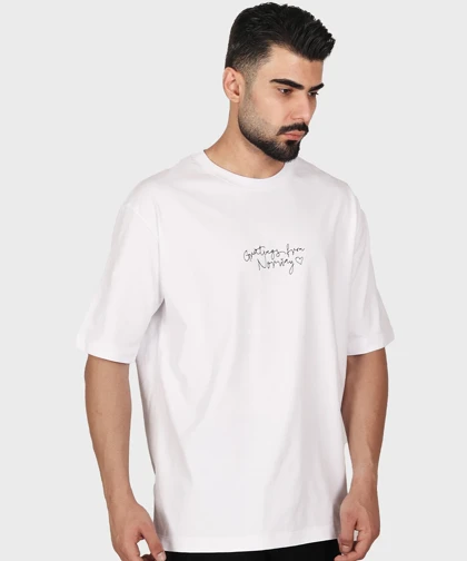 تیشرت لش مینیمال طرح نروژ 1705