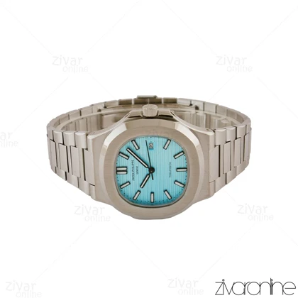 ساعت پتک فیلیپ ناتیلوس مردانه نقره ای صفحه تیفانی 105016