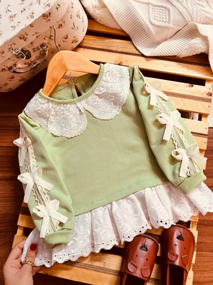 تونیک پاپیون خامه دوزی