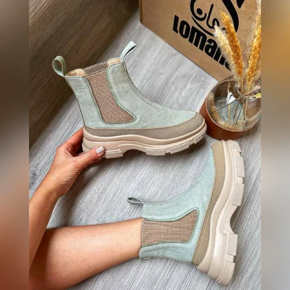 نیم‌بوت برزنتی کاپ‌دار _ 1290