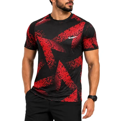 تیشرت ورزشی مردانه نایک مدل GMS-Dri Fit-5C0204 قرمز