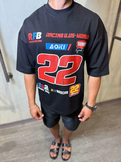 تیشرت باکسی برند ماکان 22