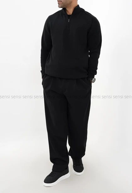 شلوار ماکائو نیم بگ مردانه کد20000030