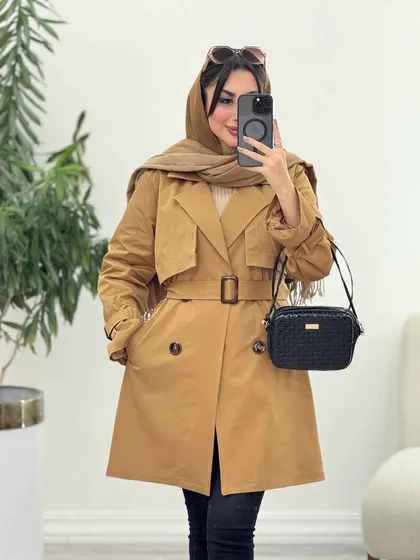 بارانی پشت ژیله پاگن دار