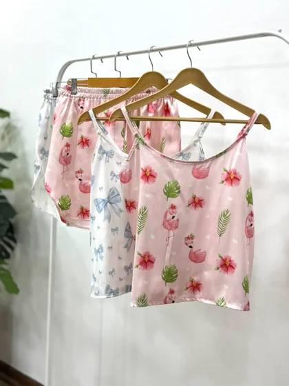 ست تاپ و شلوارک زنانه باربی