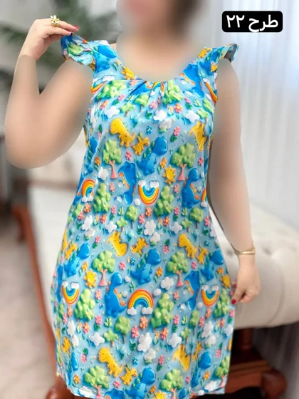 پیراهن نخی سه بعدی 2909