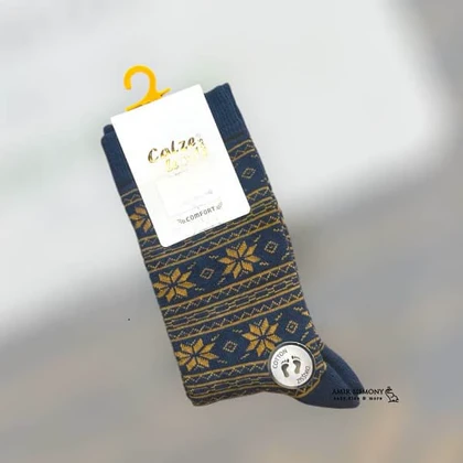 جوراب بافت طرح دار CALZE LAND
