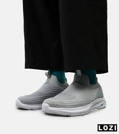 کفش کتانی طبی ورزشی طوسی SKECHERS GoWalk 5 V2