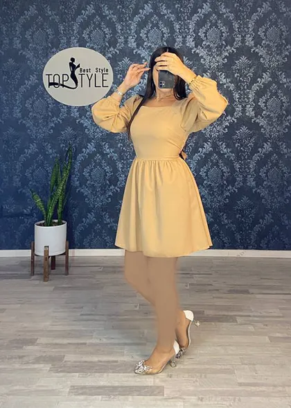 پیراهن عروسکی کد : 7679