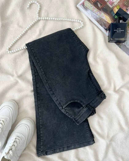 شلوار سوپر کش دمپا ذغالی کد 5105