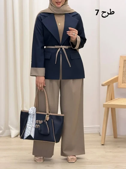 3453-کت و شلوار مزونی نیکو