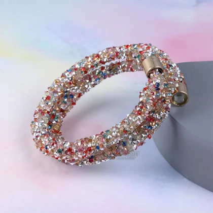 دستبند طرح کریستالی سواروسکی Crystal Bangle Bracelet-02