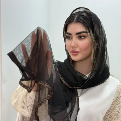 شال حاشیه پلنگی