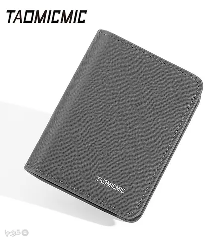 کیف پول مردانه تاشو زیپ‌دار Taomicmic تائومیک میک طرح کلاسیک