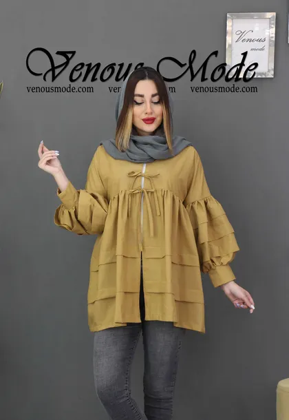 مانتو عروسکی چین‌دار