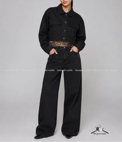 کت کراپ مشکی H&M