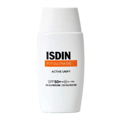 کرم ضد آفتاب اکتیو یونیفای ایزدین ISDIN با SPF50+ حجم 50ml