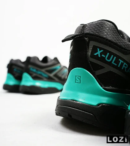 کفش کتانی بزرگ پا مشکی آبی دریایی سالومون Salomon X ULTRA