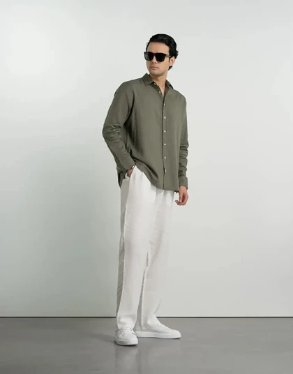 لینن آستین بلند