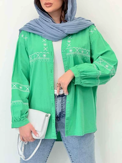 شومیز گلدوزی آدلیا