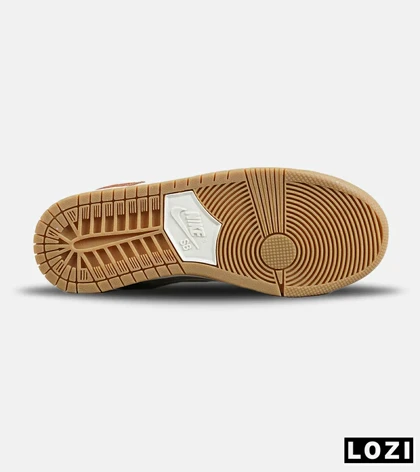 کفش کتانی مردانه و زنانه کرم قهوه ای نایک NIKE SB Dunk مدل 7647