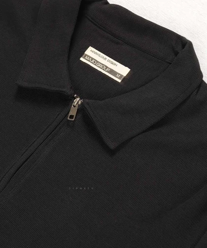 تیشرت آستین بلند مردانه نیم زیپ 4221