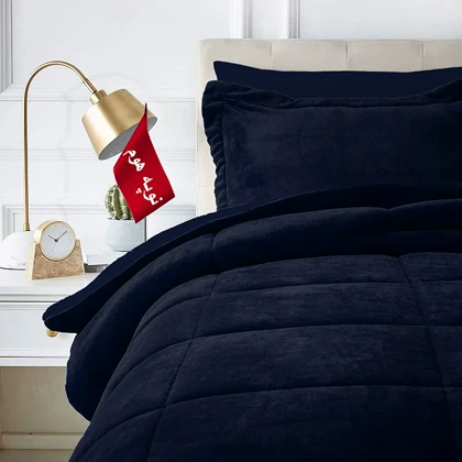 روتختی مینیمال کتان مخمل طرح مربع