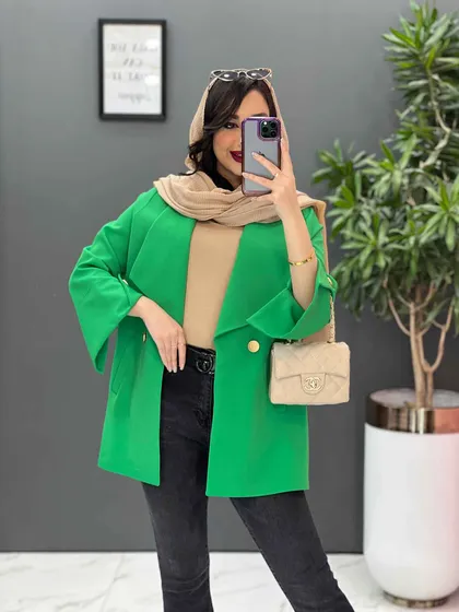 مانتو مازراتی آستین مثلثی