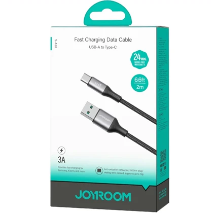 کابل تایپ سی 3 آمپر جویروم Joyroom مدل S-A28 یک متری