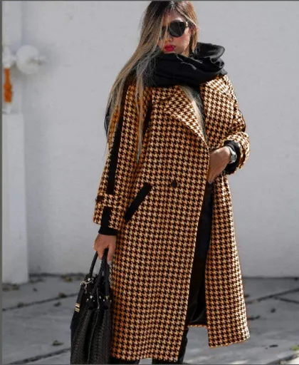 پالتو پشمی پیچازی ملکه کد 53681