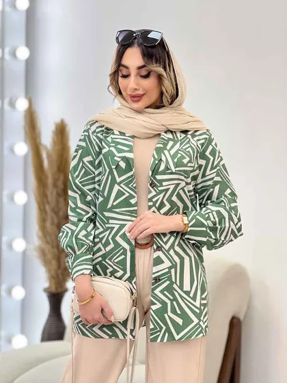 شومیز طرح دار کاملیا