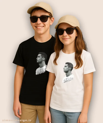 تیشرت بچگانه طرح کریستیانو رونالدو کد 960