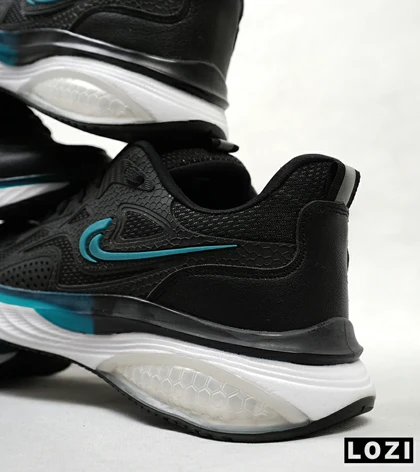 کفش کتانی مردانه مشکی آبی Nike air max pluse