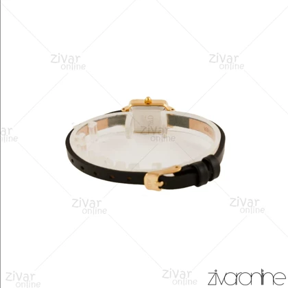 ساعت دنیل ولینگتون زنانه مستطیلی مینی صفحه طلایی بند چرم 105803