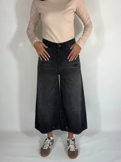 شلوار جین مدل وایدلگ قد 85 شناسه 70654