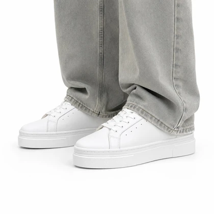کفش کتانی مردانه مدل ونس پل اندبیر سفید Vans Pull Bear