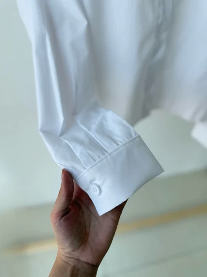 شومیز پپلین سفید