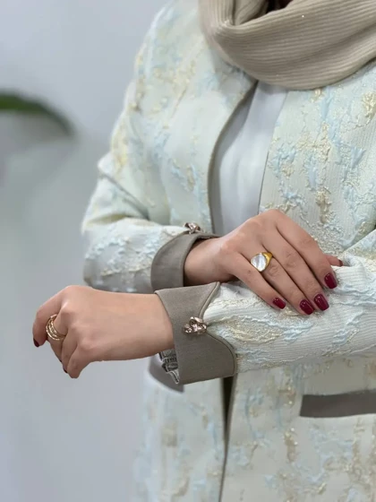 مانتو ژاکارد مجلسی آیسو دایانا