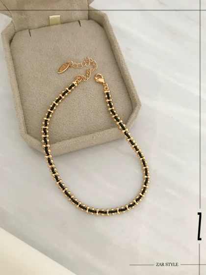 پابند توپی نواری رنگی