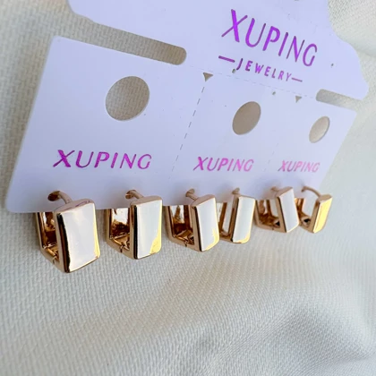 گوشواره آینه ای مربعی ژوپینگ