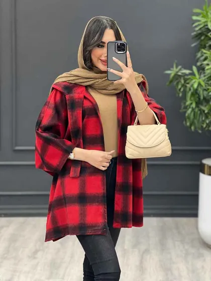پالتو خفاشی بغل دکمه