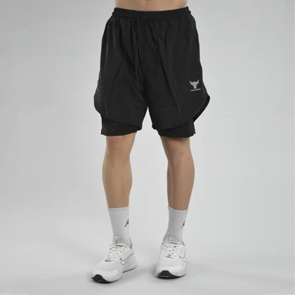 شلوارک کشاله دار ورزشی مردانه آندر آرمور مدل 4H0218 مشکی