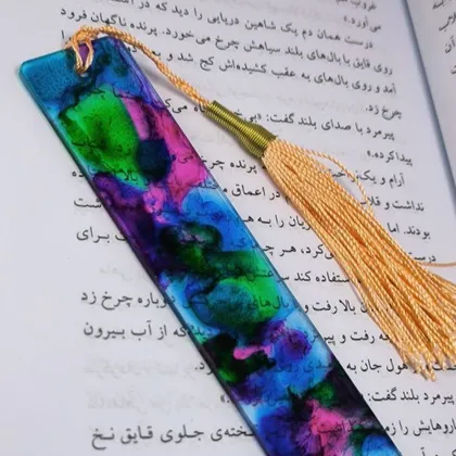 بوک‌مارک رزینی مدل آبستره