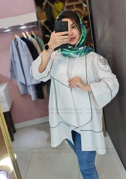 مانتو دو یقه