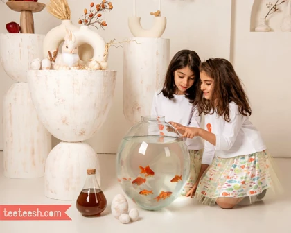 ست بلوز و دامن طرح ماهی