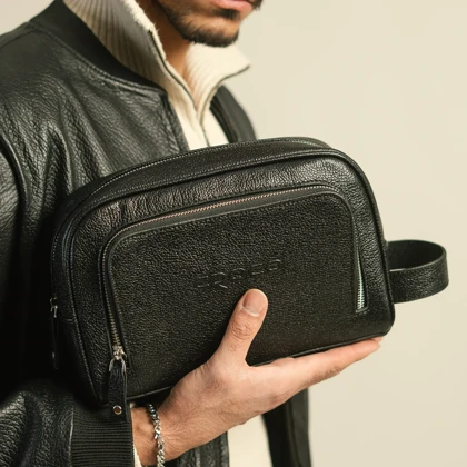 کیف پاسپورتی مردانه چرم کروکو مدل پارتو